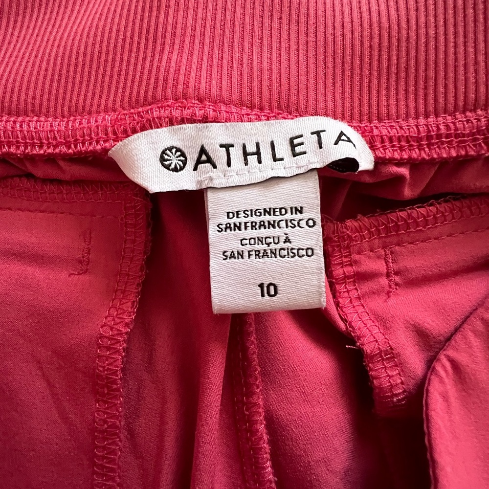 Athleta Pink Cropped Ankle Pants - Picture 4 of 4